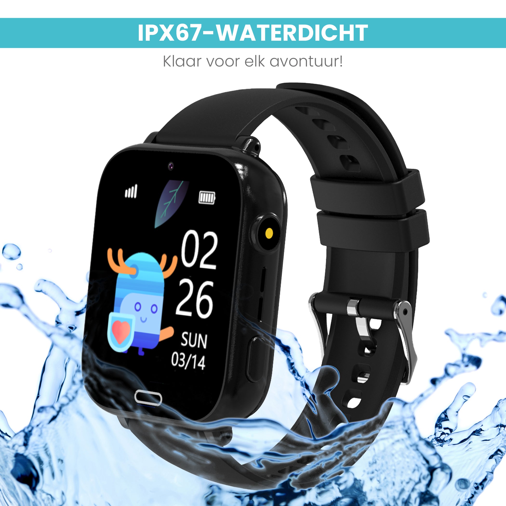 TREKKI GPS SMARTWATCH EDITIE 1 - ZWART