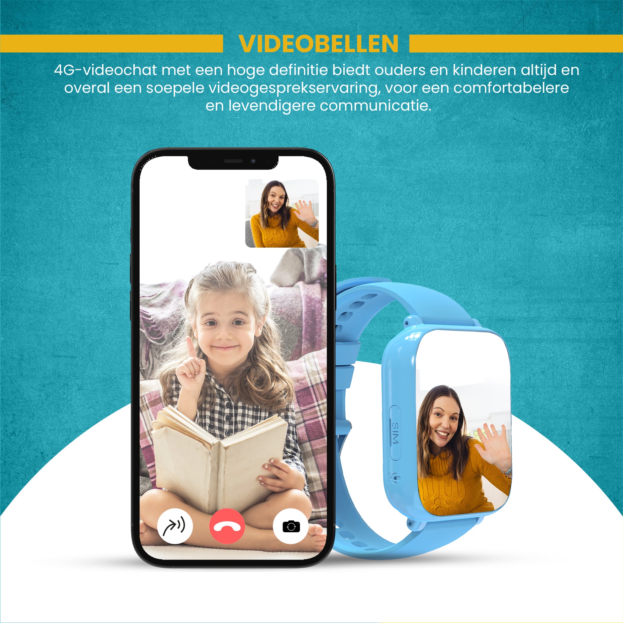 TREKKI GPS SMARTWATCH EDITIE 1 - ZWART